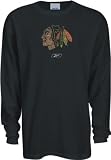 Chicago Blackhawks Faded Logo Long Sleeve Waffle Shirt