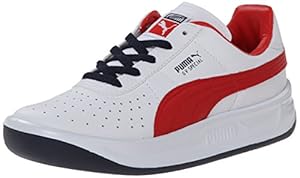 PUMA GV Special JR Classic Sneaker (Little Kid/Big Kid), White/High Risk Red, 13.5 M US Little Kid