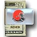 NFL Sculpted & Enameled Pewter Moneyclip - Cleveland Browns