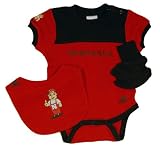 Nebraska Cornhuskers Adidas Infant Bib and Bootie Set