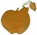 Group of 2 Rusty Tin Apple Shape Cutout Candle Tacks for Embellishing Candles, Organizing Boards, and Decor