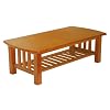 American Furniture Alliance Stanford Mission Coffee Table, Honey Oak