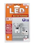 Lights of America 2001LED10-65K-24 LED 1 Watt GU10 Base Light Bulb