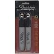 Sharpie Permanent Marker, Chisel Tip, 2 Black Markers