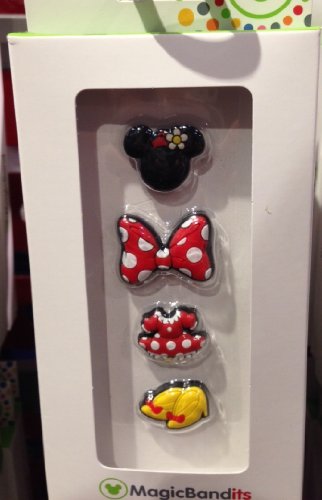 Disney Parks Minnie Mouse Body Parts Magic Band Bandits Set of 4 Charms