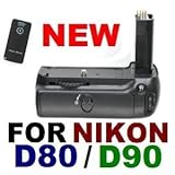 Professional Battery Grip MB-D80 for Nikon D80 D90 SLR Digital Camera [Came ....