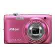Nikon COOLPIX S3100 14 MP Digital Camera with 5x NIKKOR Wide-Angle Optical Zoom Lens and 2.7-Inch LCD (Pink)