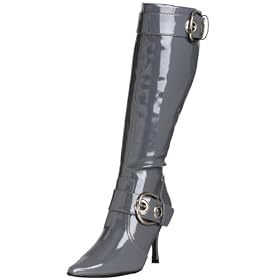 patent leather boots