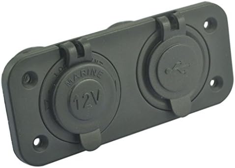 MyBest MA020 Boat Trailer Dual Usb Charger Socket And 12V Power Socket