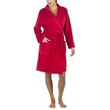 Gilligan & O'Malley Plush Robe - Rendezvous Red