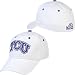 Tcu Horned Frogs White Fit Stretch Cap From Top Of The World