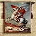 Bonaparte on Grand-Saint-Bernard pass Wall Tapestry