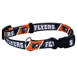 Philadelphia Flyers Adjustable Dog Collar (Small)