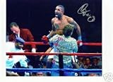 DIEGO CHICO CORRALES AUTOGRAPHED AWESOME VICTORY BOXING PHOTO (BOXING)