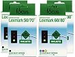 Remanufactured Lexmark Ink Cartridges 70 & 80 Valu 4-Pak: 2 black / 2 color: ColorJet 3200, 5000, 5700, 5770, 7000, 7200, 7200V