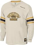 Boston Bruins -Putty- Vintage Logo Long Sleeve Jersey