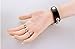Lefinis Halloween Rock Punk Wolf Skull Bracelet Wristband with Linked Finger Rings