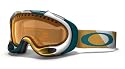 Oakley A-Frame Plaid White/Blue w/HI Yellow Ski Goggles (01-834)