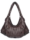 419gwi1wZnL. SL160  Fashionable Woven Design Tote handbag   Coffee Color Reviews