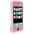 Apple iPhone 1st Gen (NOT for iPhone 3G) PDA Accessory Bundle Kit - Pink Silicone Skin Cover Case with Armband + Body Screen LCD Protector Film Guard with Bonus Cleaning Cloth By Bargaincell
