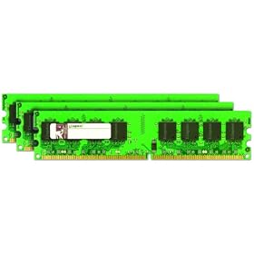 Kingston ValueRAM - Memory - 12 GB : 3 x 4 GB - DIMM 240-pin - DDR3 - 1333 MHz / PC3-10600 - CL9 - 1.5 V - unbuffered - non-ECC