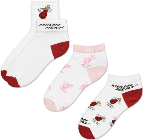 Miami Heat Women's 3-Pair Sock Pack