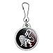 Leo Lion Zodiac Sign Horoscope in Space Jacket Handbag Purse Luggage Backpack Zipper Pull Charm