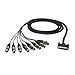 Alva AI25-8X10 | 10 Meter D-Sub25 to 8X XLR3 Female Analog Breakout Cable