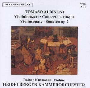 Albinoni: Violinkonzert / Concerto a cinque / Violinsonate / Sonaten op. 2