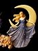 Beautifull Lady with Half Moon Figurine