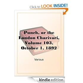 Punch, or the London Charivari, Volume 103, October 1, 1892