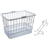 Sunlite Mesh Bottom Bicycle Lift Off Basket, Silver