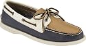 Sperry Top-Sider Women's Authentic Original 2 Eye Deck Shoes,Navy Tri-Tone Leather,9 M