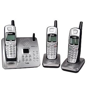 Click here to buy VTech ia5874 - Cordless phone w  call waiting caller ID and answering system - 5.8 GHz + 2... by VTech.