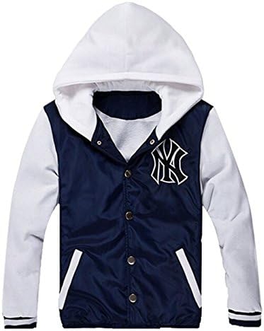 Freedi Men Baseball Jacket Pull-over Rasta Outfitter Hoodies Overcoat Bomber Jacket