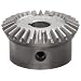 Boston Gear HL150YG Bevel Gear, 2:1 Ratio, 0.500" Bore, 14 Pitch, 28 Teeth, Steel