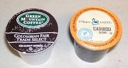 K-CupCoffeeCaribouBlendandGreenMountainColombianFairTradeSelect80PackVarietyAssortmentPackforKeurigBrewers80CountValueBox