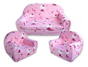 Canap&eacute; Convertible de Kitty, Fauteuil Enfant Ensemble