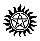 Supernatural Anti-Possession Seal Vinyl Die Cut Decal Sticker 5" Black Supernatural Anti-Possession Seal Vinyl Die Cut Decal Sticker 5" Black