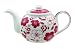 Kitchen & Housewares : Typhoon Red Mono Floral 6-Cup Teapot