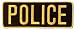 POLICE Officer Large Uniform BACK PATCH Badge Emblem Insignia 11