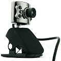 Webcam Webkamera 12 Megapixel, Mikrofon inkl. 6 LED-Leuchten