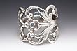 Silver Spoon Antique Inspired Flower Adjustable Ring Hazel R