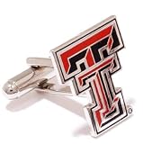 Texas Tech University Red Raiders Cufflinks - NCAA College Athletics Sports Themed Formal Wear