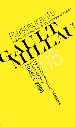 Buy Guide Gault et Millau France 2008 : Restaurants, hôtels de charme et chambres d'hôtes online at Discounted New and Used prices. Delivered to your door with City Travel Guides.com
