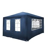 Festzelt Pavillion 3x4 m Partyzelt blau