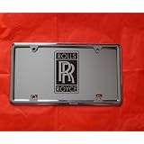 ROLLS ROYCE LASER ENGRAVED MIRROR LICENSE PLATE FREE FRAME by Unknown