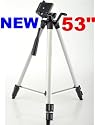53-Inch Professional Tripod for Cameras and Camcorders