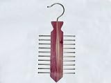 Cedar Hanging Tie Rack- Holds 20 Ties