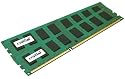 Crucial Technology CT2CP25672BA1067 4 GB (2 GBx2) 240-pin DIMM DDR3 PC3-8500 CL=7 Unbuffered ECC DDR3-1066 1.5V 256Meg x 72 Memory Kit